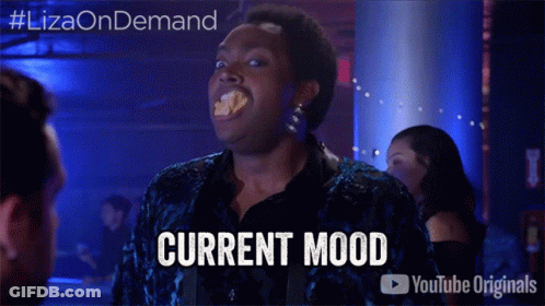 Woman Says Current Mood In YouTube Originals Video GIF