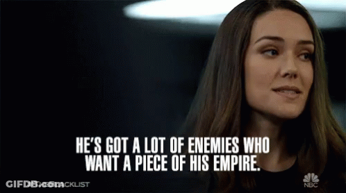 Woman Says Enemies Want Piece Of His Empire GIF