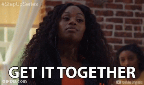 Woman Says Get It Together In YouTube Originals Ad GIF