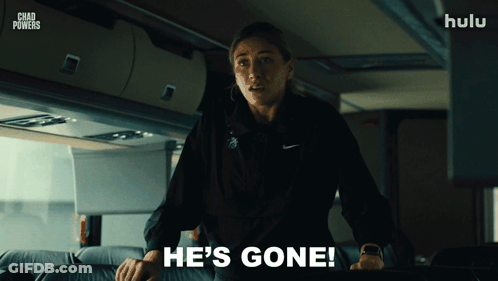 Woman Says He's Gone Hulu Ad GIF