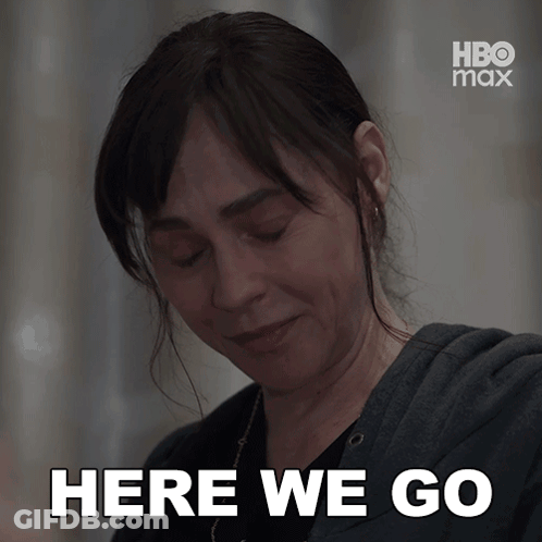 Woman Says Here We Go In HBO Max Ad GIF