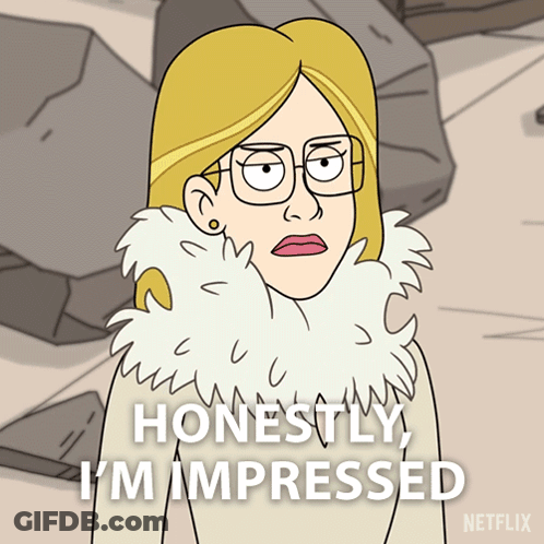 Woman Says Honestly I'm Impressed By Netflix GIF