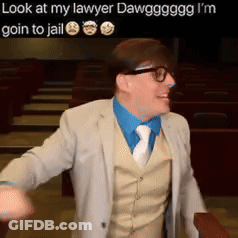 Woman Says I Actually Went To Lawyer School Next To Man GIF