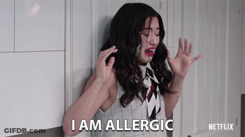 Woman Says I Am Allergic In Netflix Ad GIF