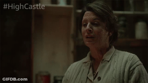 Woman Says I Believe You Are Who You Say You Are High Castle GIF
