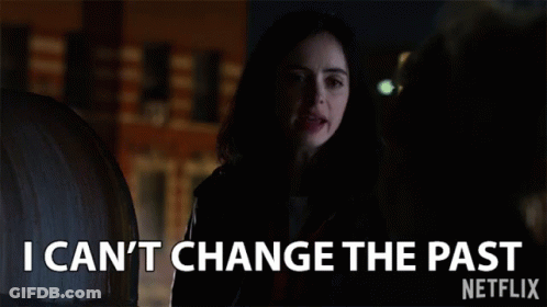 Woman Says I Can't Change The Past Netflix Ad GIF