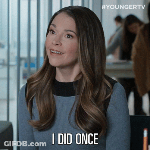 Woman Says I Did Once In Younger TV Ad GIF