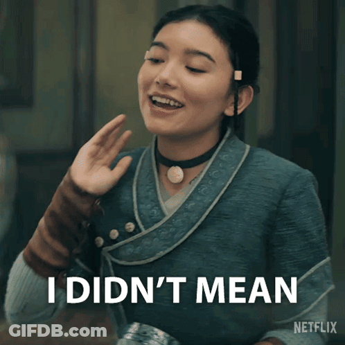 Woman Says I Didn't Mean In Netflix Ad GIF