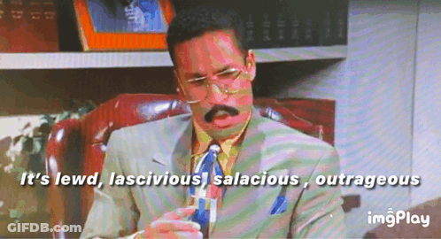 Woman Says I Fucking Love It In Front Of Lioness Logo GIF