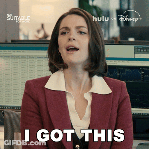Woman Says I Got This In Front Of Computer GIF