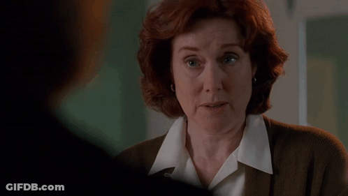 Woman Says I Have A Job To Do In Yellow Letters GIF