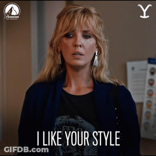 Woman Says I Like Your Style Paramount Network Ad GIF