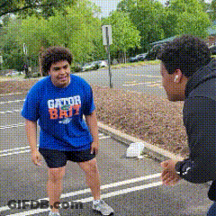 Woman Says I'll Face It In Front Of Netflix Logo GIF