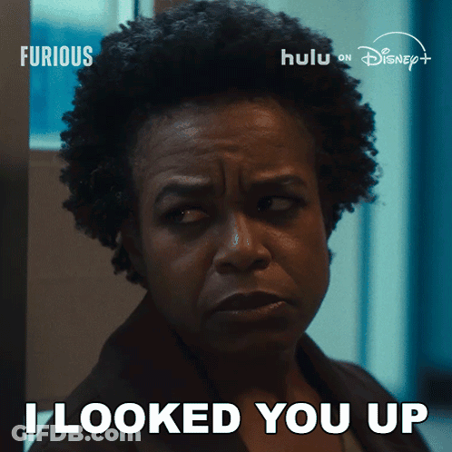 Woman Says I Looked You Up In Disney Ad GIF