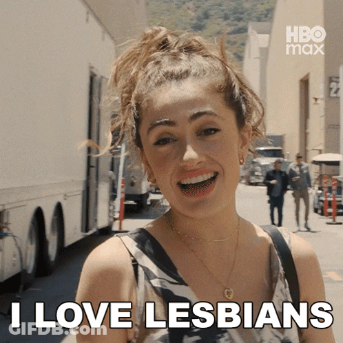 Woman Says I Love Lesbians HBO Max Trailer GIF