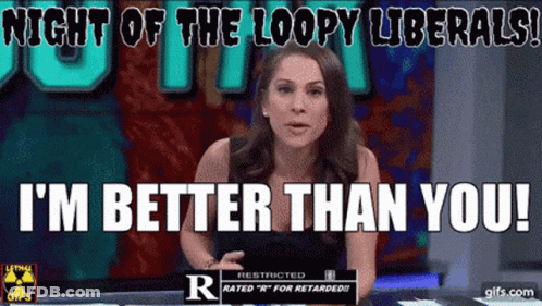 Woman Says I'm Better Than You GIF