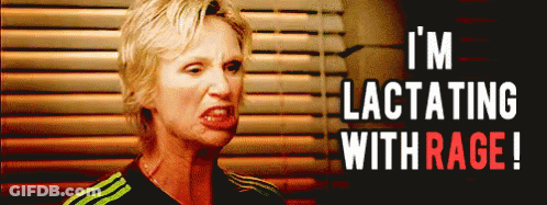 Woman Says I'm Lactating With Rage In Front Of Blind GIF