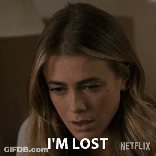 Woman Says I'm Lost Netflix Ad GIF