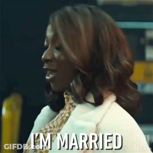 Woman Says I'm Married In SNL Advertisement GIF