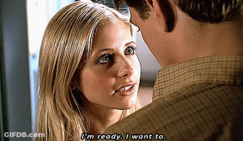 Woman Says I'm Ready, I Want To GIF