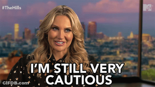 Woman Says I'm Still Very Cautious In City GIF