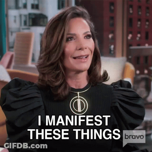 Woman Says I Manifest These Things In Bravo Ad GIF