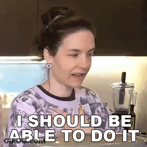 Woman Says I Should Be Able To Do It In Kitchen GIF
