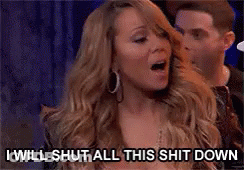 Woman Says I Will Shut This Shit Down Man Watches GIF