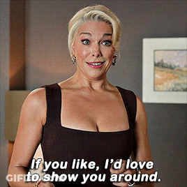 Woman Says If You Like I'd Love To Show You Around GIF