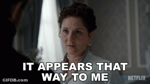 Woman Says It Appears That Way To Me Netflix GIF