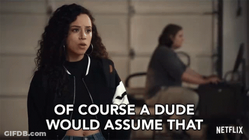 Woman Says It's A Really Good Theory GIF