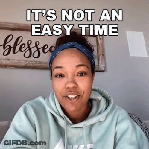 Woman Says It's Not An Easy Time Wearing Headband GIF