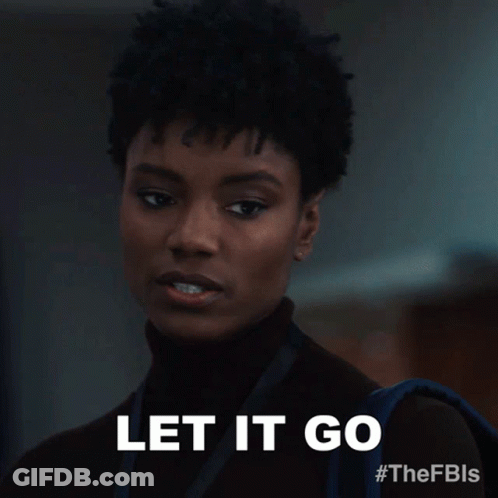 Woman Says Let It Go GIF