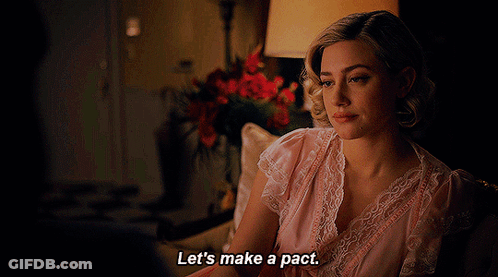 Woman Says Let's Make A Pact GIF