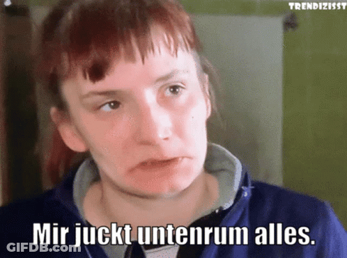 Woman Says Mir Juckt Unterrum Alles GIF