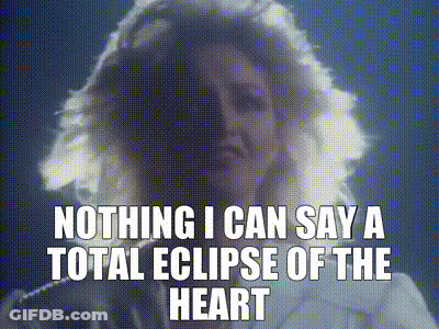 Woman Says Nothing I Can Say A Total Eclipse Of The Heart Wearing Headphones GIF