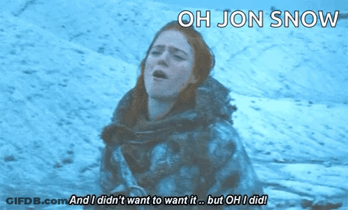 Woman Says Oh Jon Snow I Didnt Want To Want It GIF