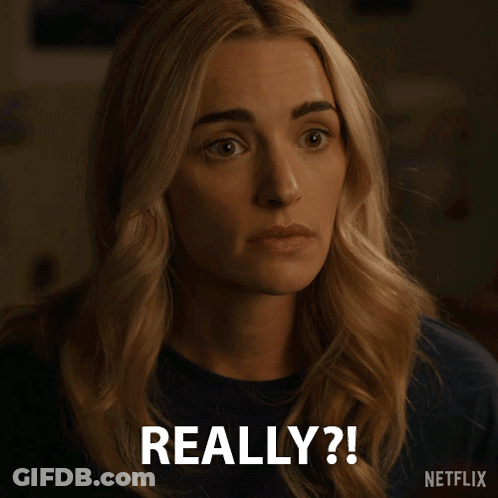 Woman Says Really Netflix Ad GIF
