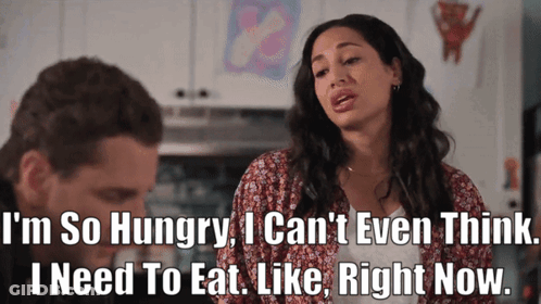Woman Says So Hungry Cant Even Think Need To Eat Right Now GIF