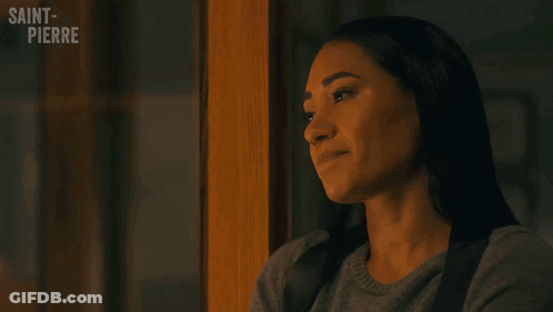 Woman Says So You're Not Denying It In Front Of Saint Pierre Logo GIF