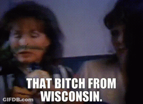 Woman Says That Bitch From Wisconsin GIF