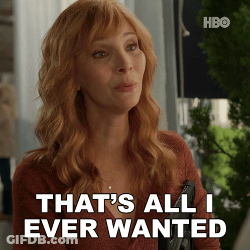 Woman Says That's All I Ever Wanted In HBO Ad GIF