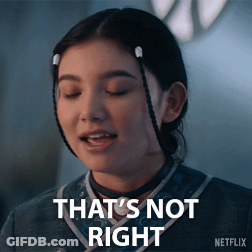 Woman Says That's Not Right Netflix Ad GIF