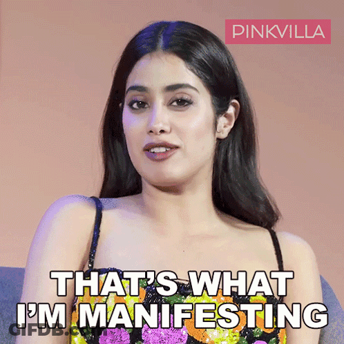 Woman Says That's What I'm Manifesting Pinkvilla Ad GIF