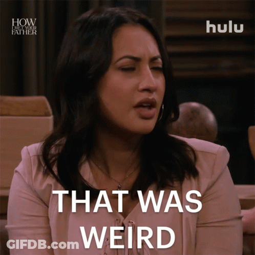 Woman Says That Was Weird In Hulu Ad GIF