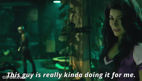 Woman Says This Guy Is Really Kinda Doing It For Me GIF