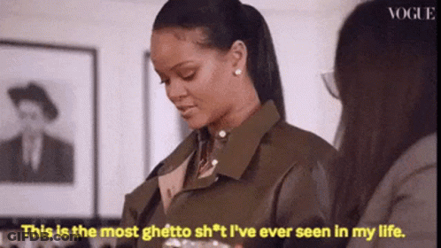 Woman Says This Is The Most Ghetto Shit I've Ever Seen GIF