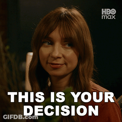 Woman Says This Is Your Decision HBO Max Ad GIF