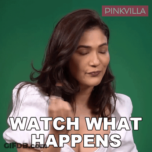 Woman Says Watch What Happens Pinkvilla Ad GIF