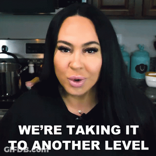 Woman Says We're Taking It To Another Level GIF